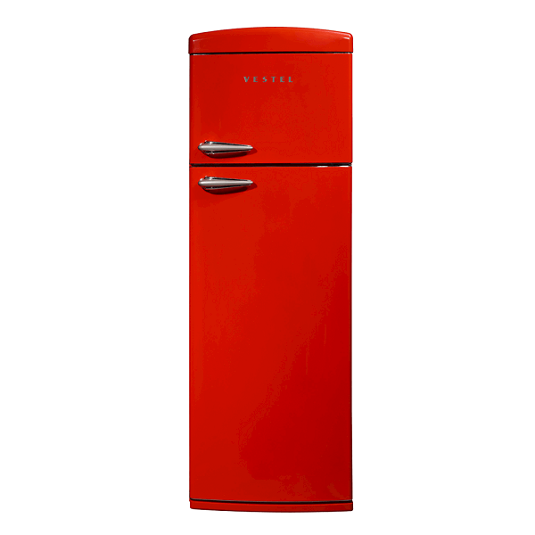 Vestel Retro SC3251 A+ Kırmızı Buzdolabı