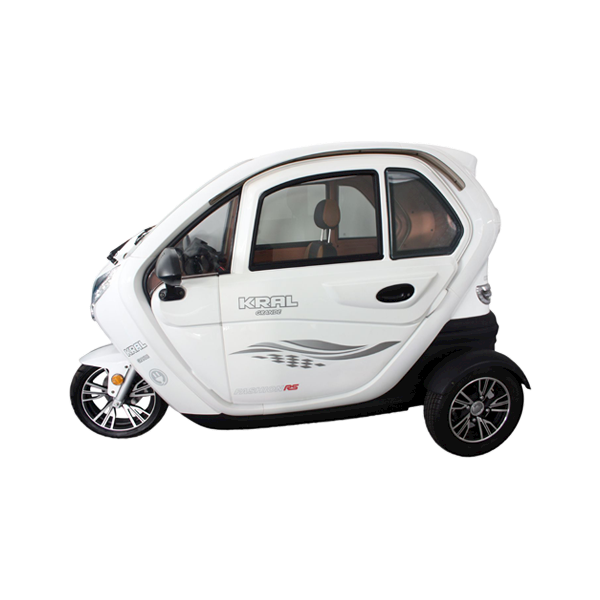 Kral KR-40 Beyaz Grande-6 7000 3 Teker Elektrikli Otomobil Kral KR-40 Beyaz Grande-6 7000 3 Teker Elektrikli Otomobil