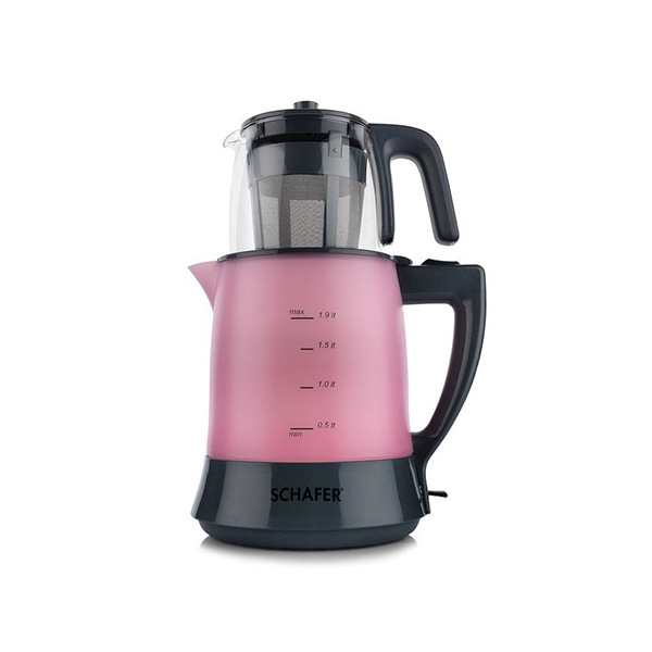 Schafer Teefan Elektrikli Çay Makinesi 5 Parça Pembe - FIRSAT ÜRÜNÜ