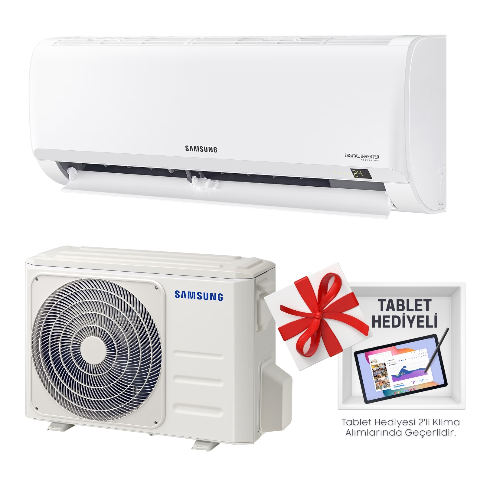 Samsung AR12TXHQBWK/SK - AR12TXHQASI/SK 12000 BTU Klima