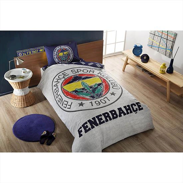 Taç 60183150 Lisanslı Nevresim Takımı Tek Kişilik Fenerbahçe Grey Taç 60183150 Lisanslı Nevresim Takımı Tek Kişilik Fenerbahçe Grey