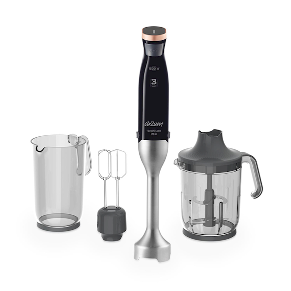 Arzum AR1065 Technoart Maxi El Blender Seti Siyah