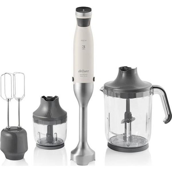 Arzum AR1070 Technoart Maxı Plus El Blender Seti-Krem