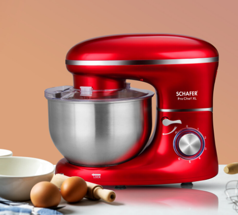 Schafer Pro Chef XL Standlı Mikser Kırmızı