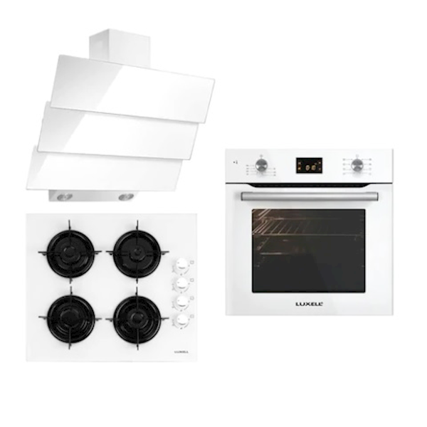Luxell Elit Beyaz Ankastre Set (ddt) (da6-835 + Lx-40 Tahdf B66-sf3 (B66-sf2-A6-sf2) 251691 Luxell Elit Beyaz Ankastre Set (ddt) (da6-835 + Lx-40 Tahdf B66-sf3 (B66-sf2-A6-sf2) 251691