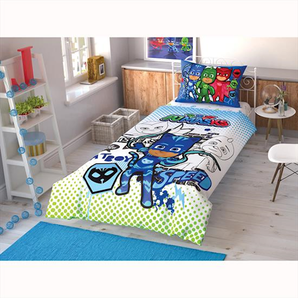 Taç 1000012232 lis Pj Masks Çek Canlandır Nevresim Takımı Taç 1000012232 lis Pj Masks Çek Canlandır Nevresim Takımı