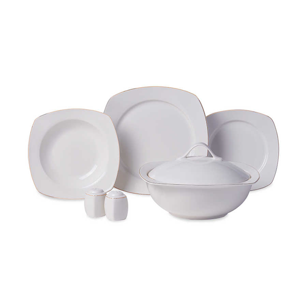 !!!Korkmaz A8124 Mona Coll. 60 P Yemek Takımı (kare) !!!Korkmaz A8124 Mona Coll. 60 P Yemek Takımı (kare)