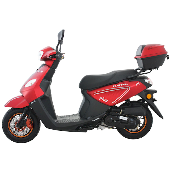 Kral Pion / Loyal Benzinli 50cc Scooter Kırmızı