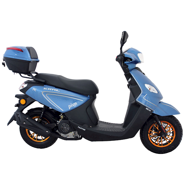 Kral Kr-44 Pion / Loyal Benzinli 50cc Scooter Mavi