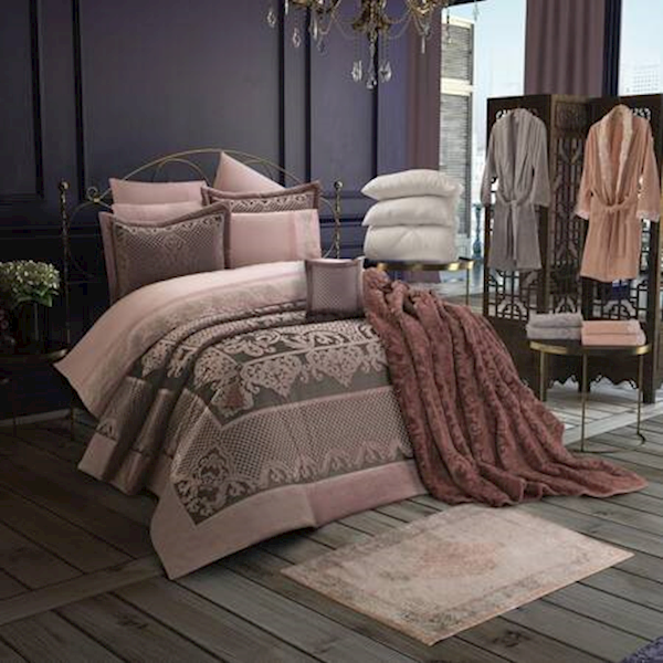 Schafer 3s121-31901-grı01 Dreams Jakar Kadife Çeyiz Set 21 Prç. Schafer 3s121-31901-grı01 Dreams Jakar Kadife Çeyiz Set 21 Prç.