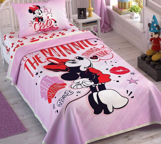 Tac 1000012944 Disney Minnie Pink Heart Lisanslı Pike Tk