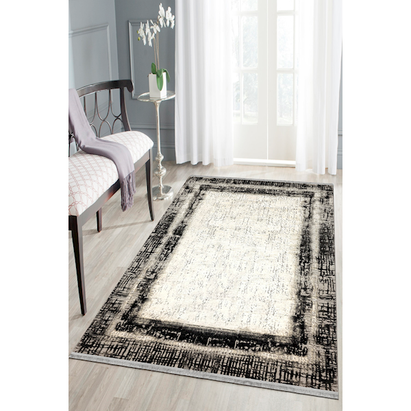 Koza İcon 51235 Gri 160x230 Halı