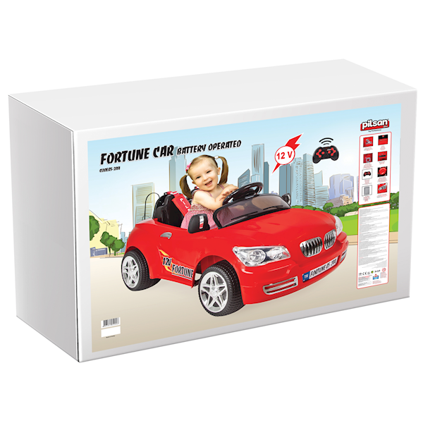 Pilsan Fortune Akülü Araba 12v Kumandalı ( Kırmızı ) 05 244 Görseli