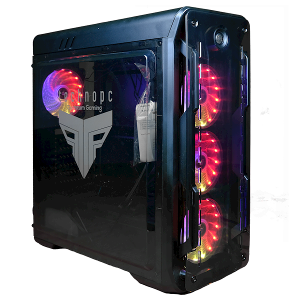 Technopc Quantum Gaming İ3 İşlemci 9100 8 gb Ram 240 Ssd Rx550 / Gt730 4 Gb Ekr Freedos Siyah Kasa  Görseli