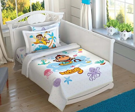 Taç 1000007121  Kukuli Under Sea Baby Lisanslı Bebek Pike Takımı