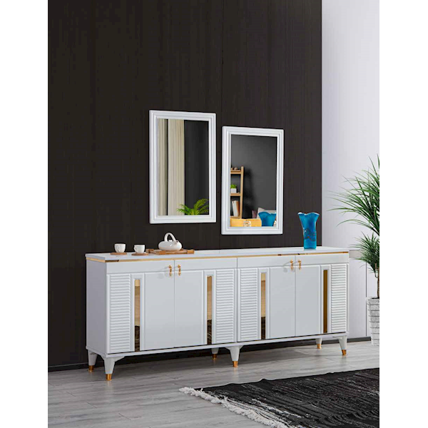 Kiraz Lotus Yemek Odası Konsol + Ayna Kiraz Lotus Yemek Odası Konsol + Ayna