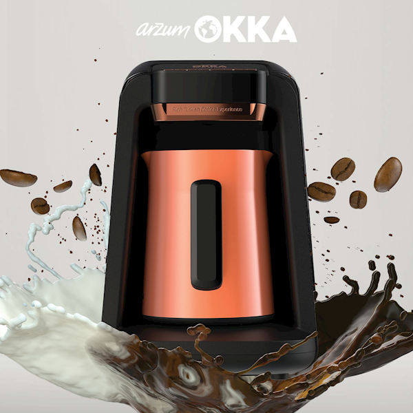 Arzum Ok0012-R / OK0018  Okka Rich Spin M Türk Kahve Makinesi Bakır