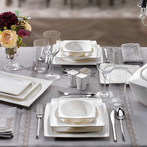 Schafer Glamor Pure Yemek Takım-60 Prç-Plt01