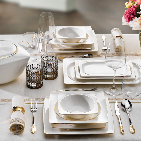 Schafer Glamor Pure Yemek Takım-60 Prç-Gld01 Görseli