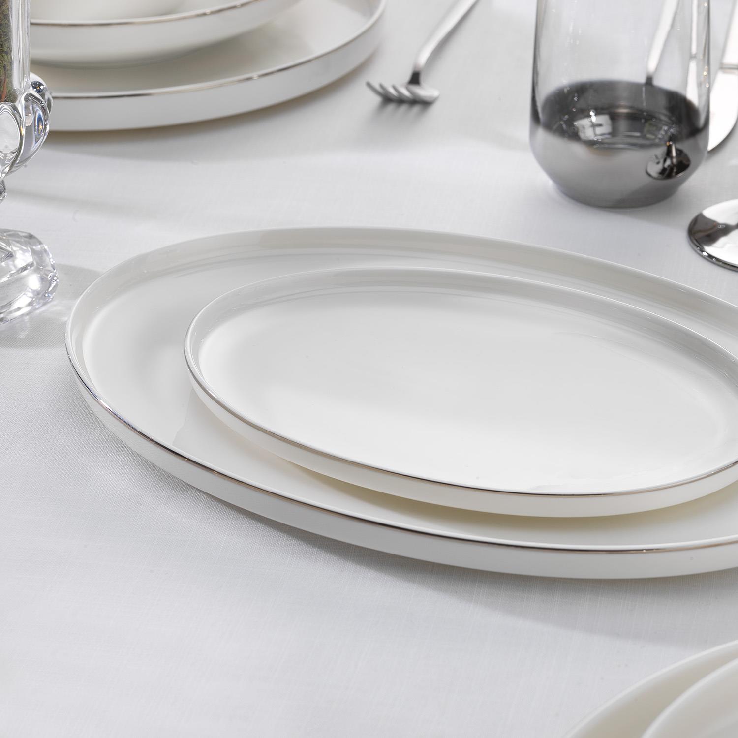 Schafer Adel Platin Yemek Takımı-56 Prç.-platin01 Görseli