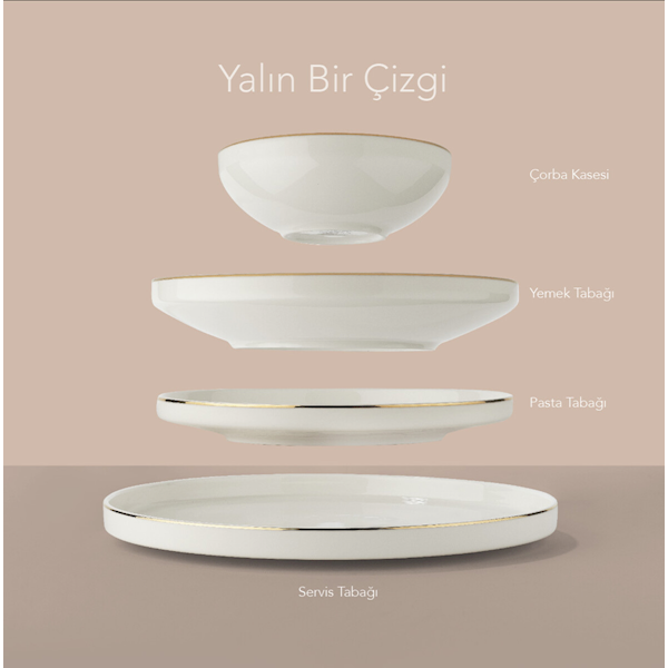 Schafer Adel Gold Yemek Takımı-56 Prç.-gold02 Görseli