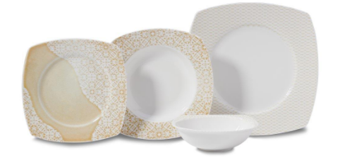 Korkmaz A8888 Serra Coll. 24 P Yemek Takımı (kare) Korkmaz A8888 Serra Coll. 24 P Yemek Takımı (kare)