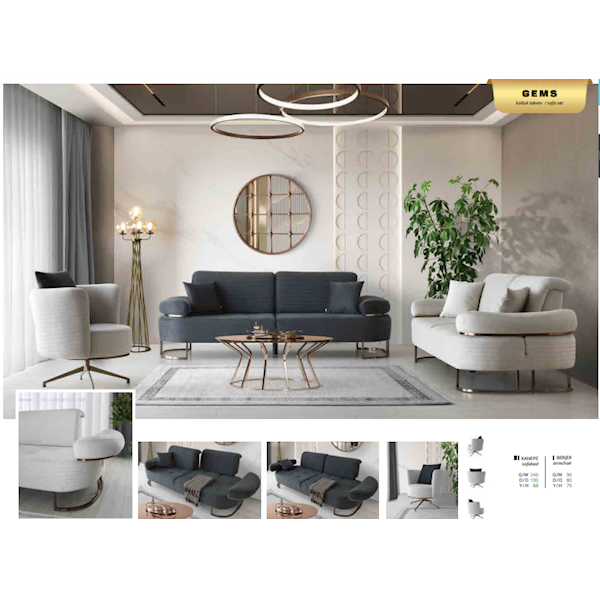 Vize Gems Koltuk Takımı ( 3+3+1+1 ) ( 3+1 / 3+1 Katalog ) Vize Gems Koltuk Takımı ( 3+3+1+1 ) ( 3+1 / 3+1 Katalog )