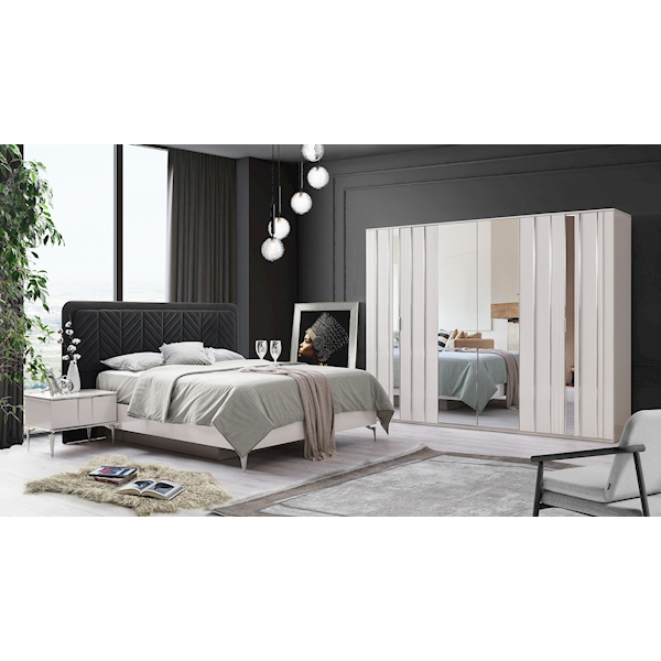 Linens Sedef 6 Kapaklı Yatak Odasi Takımı ( Bazalı ) Linens Sedef 6 Kapaklı Yatak Odasi Takımı ( Bazalı )