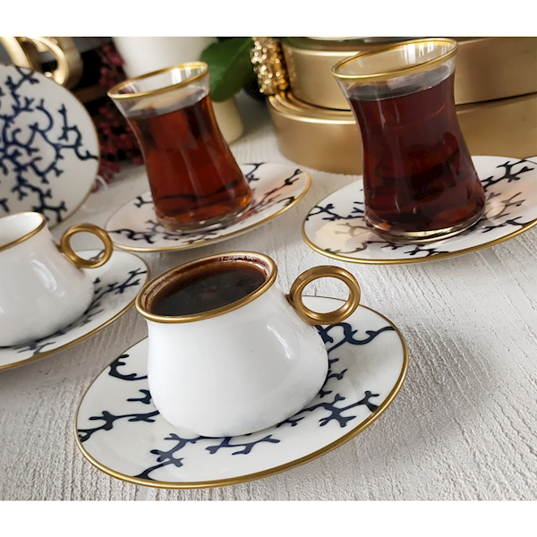 Regna Home 18 Prç Çay-Kahve Takımı-Asorti