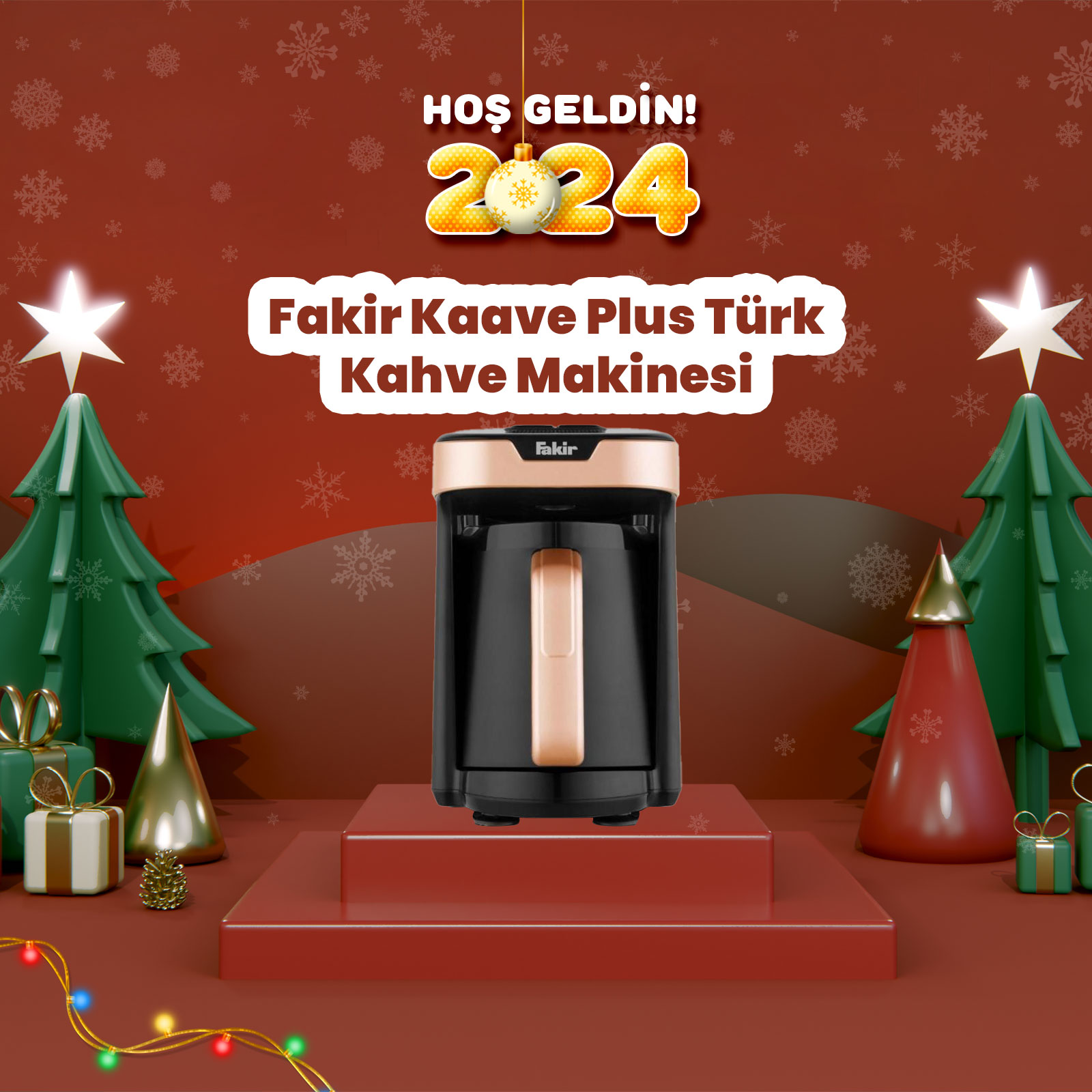 Fakir Kaave Plus Türk Kahve Makinesi - Copper Görseli