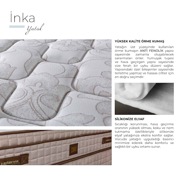 İnka Yatak - Baza - Başlık Seti ( 150x200 ) Görseli