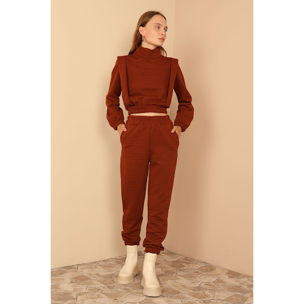 Sasha Moda 22k013-kah-xl Takım Kahve Xl Sasha Moda 22k013-kah-xl Takım Kahve Xl
