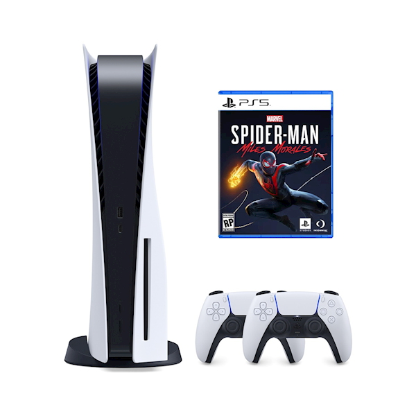 Sony Ps5 Playstation 5 Oyun Konsolu + 2. Kollu + Marvel Spider-man Miles Morales Sony Ps5 Playstation 5 Oyun Konsolu + 2. Kollu + Marvel Spider-man Miles Morales
