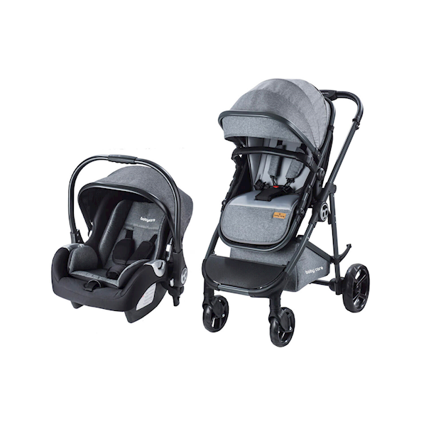 Baby Care BC-300 (D) Exen Bebek Arabası Gri