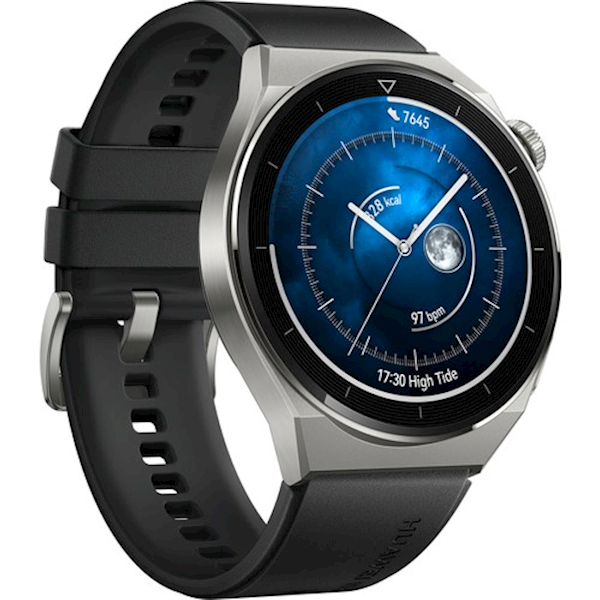 Huawei Watch Gt 3 Pro 46mm Titanium Akıllı Saat Siyah Görseli