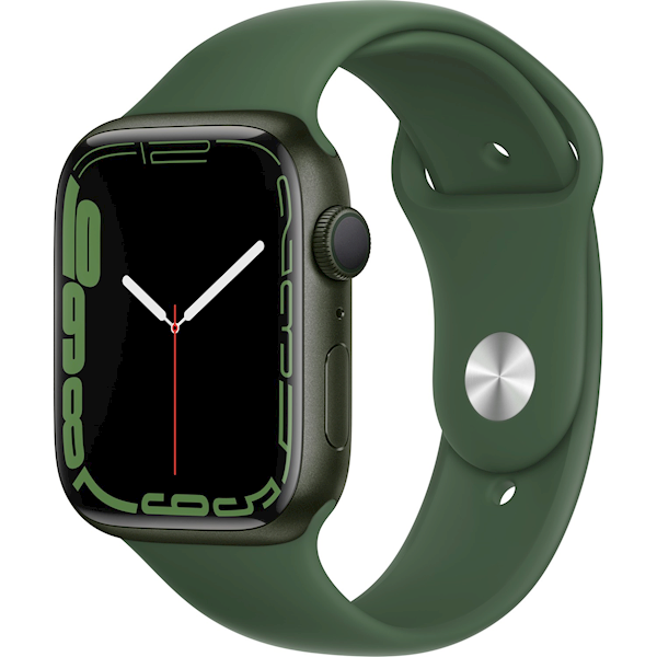 Apple Watch Series 7 Gps 45mm Yeşil Alüminyum Kasa Ve Spor Kordon Akıllı Saat