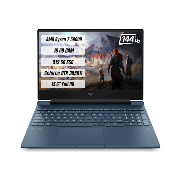 Hp Victus 15-fb0003nt 71t70ea R7-5800h 16 Gb Ram 512 Gb Ssf Rtx3050tı 15.6 Hp Victus 15-fb0003nt 71t70ea R7-5800h 16 Gb Ram 512 Gb Ssf Rtx3050tı 15.6