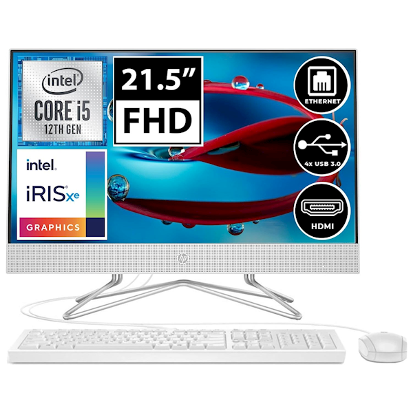 Hp 200 G4 5W7P1ES İ5-1235U 8 Gb Ram 256 Gb Ssd Iris Xe Graphics 21.5 Hp 200 G4 5W7P1ES İ5-1235U 8 Gb Ram 256 Gb Ssd Iris Xe Graphics 21.5