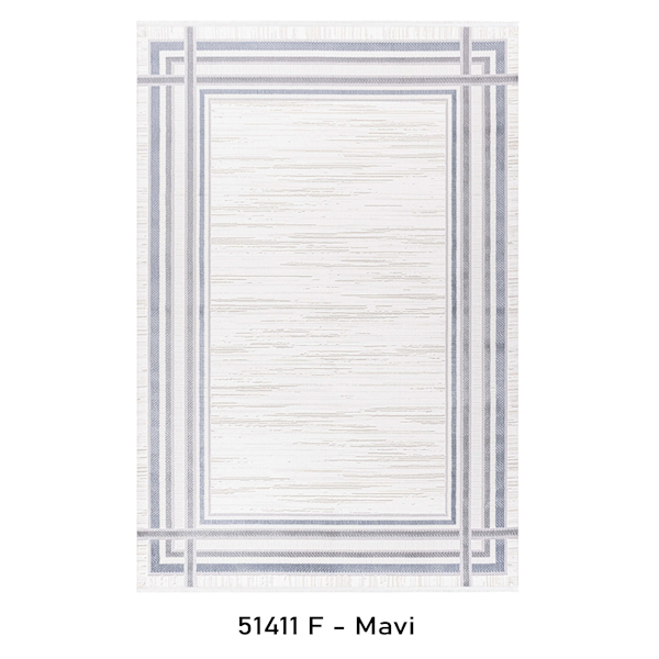 Koza Halı Versay 51411 Mavi 150x230 Halı 3.45 m²