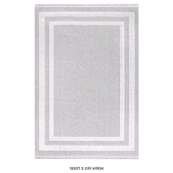 Koza Halı Mood 19207 Gri/Krem 120x180 Halı 2.16 m²