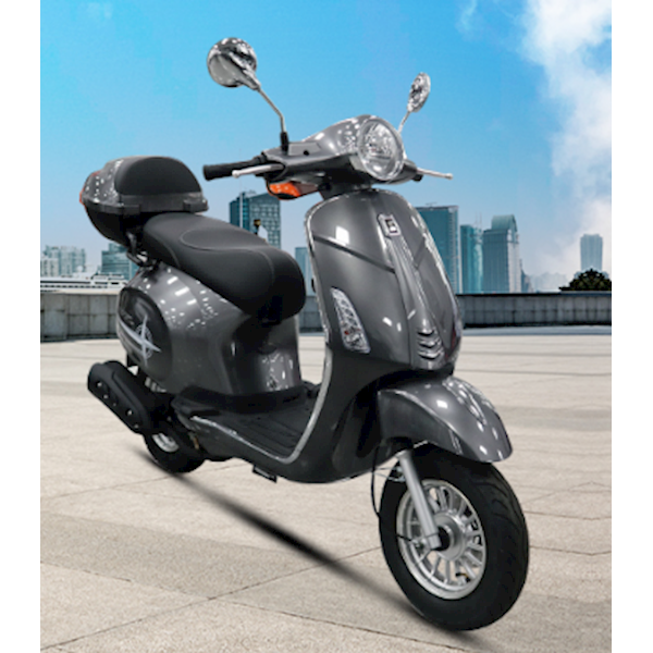 Kral Rana Benzinli 50 cc Scooter ( Gri - Füme Renk )