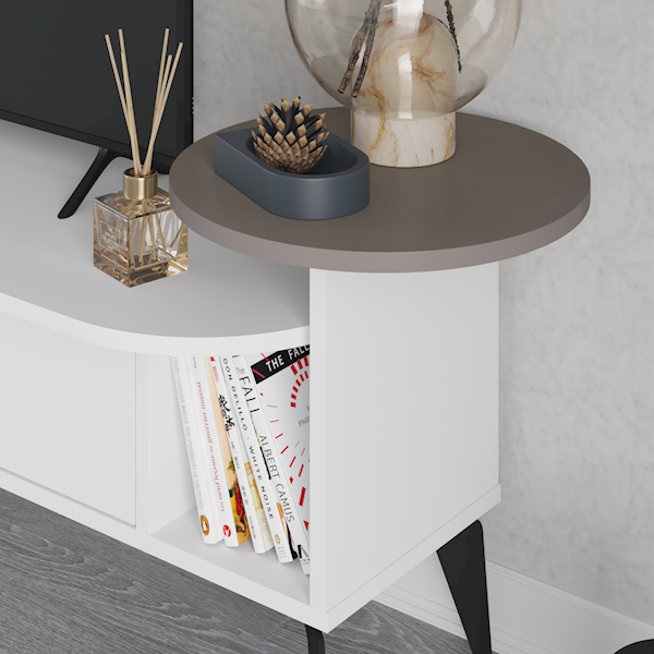 Nc Ada 188 Cm Tv Sehpası 23742.2 ( Lıght Moka ) Görseli