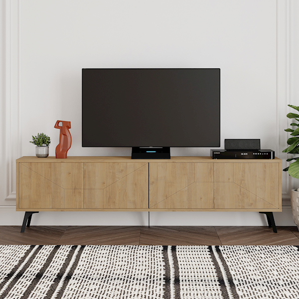 Nc Dune 180 Cm Tv Sehpası 23532.3 ( Meşe ) Görseli