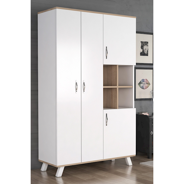Aeka 1065 4 Kapaklı 2 Bölme Raflı Dolap ( Beyaz ) Aeka 1065 4 Kapaklı 2 Bölme Raflı Dolap ( Beyaz )