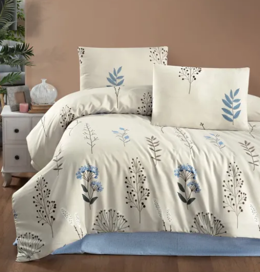 Schafer Blueberry Çift Kişilik Nevresim Takımı 4 Parça-asorti