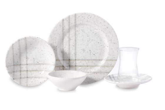 Korkmaz A8799 Natura Coll. 26 P Kahvaltı Takımı