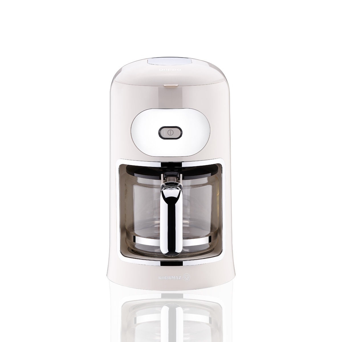 Korkmaz A864-01 Drippa Tek Tuşlu Filtre Kahve Makinesi Vanilya