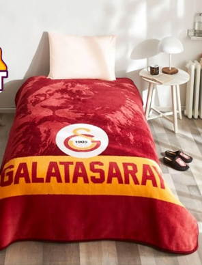 Taç 1500215434 Lisanslı Galatasaray Aslan Battaniye