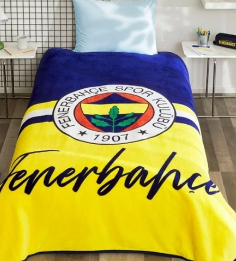 Taç 1500215435 Lis.ı Fenerbahçe Sarı Lacivert Battaniye