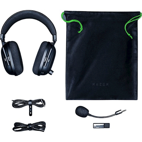 Razer Blackshark V2 Pro Kablosuz Mikrofonlu Kulak Üstü Oyuncu Kulaklığı Siyah Görseli